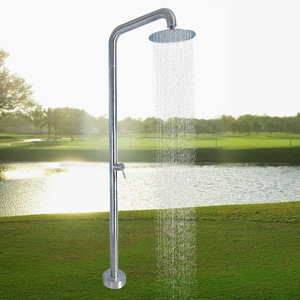 Colonne de <span class=keywords><strong>douche</strong></span> extérieure, ensemble de <span class=keywords><strong>douche</strong></span>, design luxueux avec jet de pluie brossé <span class=keywords><strong>pour</strong></span> <span class=keywords><strong>piscine</strong></span> et plage HW1003 - Product Image 1