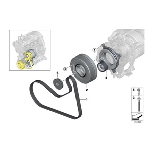 Kit de Substituição do Acionador de Acessórios para BMW Série <span class=keywords><strong>3</strong></span> e 5 MINI Compatível com INA 5291220500 OE 11288570439 11288613707 - Product Image 4