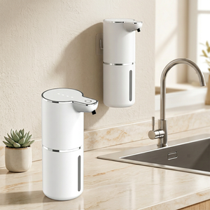 Distributeur de savon automatique mural pour la maison, rechargeable par USB, sans contact, à capteur, pour savon liquide ou mousse, idéal pour la cuisine - Product Image 3