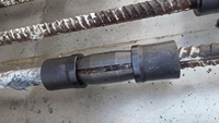 Acoplador de Varilla Corrugada GLUS de Doble Cono con Manguito de Bloqueo para Construcción, Conector Mecánico para Empalmes de Acero