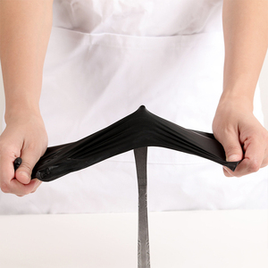 Nhúng mạnh mẽ OEM kiểm tra hàng ngày Tattoo Bột tổng hợp miễn phí Đen dùng một lần Găng tay Nitrile găng tay - Product Image 4