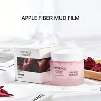Masque facial en argile de pomme rose clair, antioxydant, doux, cireux et gluant, pour peaux normales, facile à étaler et à forte capacité antioxydante