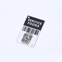 Placa de Identificación de Acero Inoxidable para Vehículos Eléctricos con Código QR y Código de Barras, Grabada con Láser, Resistente a la Corrosión, Grabado en Metal Dorado