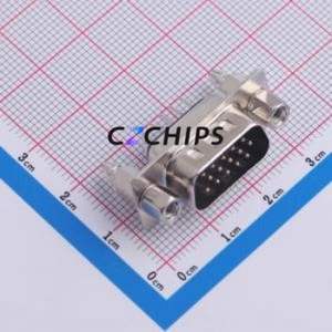 6235-03M15S0SBA03 D-Sub/VGA Connector Through hole Component (THT) Connector High Density D-Sub Male 15P Through Hole - Product Image 1