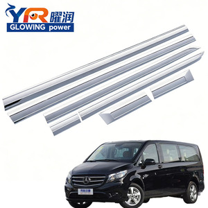 Striscia Cromata Laterale Antigraffio per Portiera Auto, Accessori per Modanature Cromate per Mercedes-Benz Vito V260 V300 V-Class 2016-2026 - Product Image 1