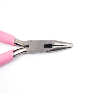 Xinrui Hardware Needle Nose Pliers 4.5 Inch Stainless Steel Toothless With Blade Jewelry DIY Tools - Product Image 1