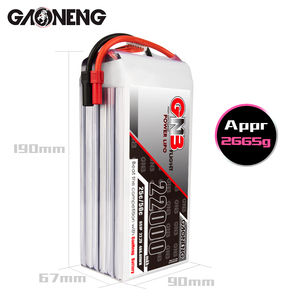 Batterie LiPo GNB GAONENG 22000MAH 22AH 6S 22.2V 25C <span class=keywords><strong>50C</strong></span> XT150 pour drones agricoles et quadricoptères - Product Image 6