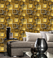Design floral moderne PVC 3D papier peint gaufré imperméable à l'eau style forêt pour hôtel intérieur décor à la maison sur les murs intérieurs