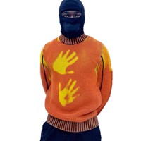 Pull en viscose à col rond tendance à changement de température de style américain personnalisable Hip-Hop Niche Harajuku Unisexe
