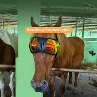 USMILEPET 2025 Fashion Horse Racing Pet Glasses UV Windproof Spot Sports Pet Riding Goggles Accessories for Horse Equipment