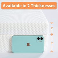 Surmatelas en mousse à mémoire de forme pour table de massage et spa, avec élastiques, à prix abordable