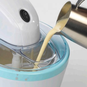 Machine à glaces automatique classique de 1,2 L, bleu ciel, pour la fabrication de glaces molles à domicile - Product Image 2
