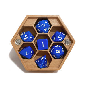 Özel Logo turuncu reçine RPG zar set-dnd Polyhedral şeffaf oyun zar - Product Image 5