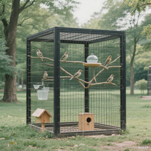 Cage à Oiseaux d'Extérieur Robuste Galvanisée de 1,8 m - Product Image 6