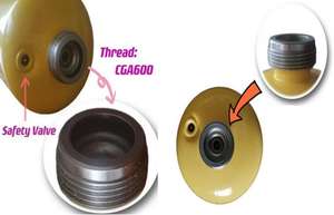 Mini Cilindro de Gas Vacío Portátil para Gas MAPP, Soplete Manual CGA600, Refrigerante Médico Estético, Depilación, Estufa de Camping - Product Image 5