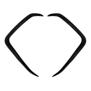 Bmw X6 G06 Front Wind Deflector Blade Shaped Car <b>Wrap</b> Piano Black Carbon Fiber Texture Adhesive Weather Shield Exterior - Product Image 3