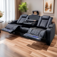 Fauteuils de cinéma maison modernes confortables fauteuils de cinéma en cuir véritable fauteuils VIP pour la maison et le cinéma