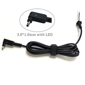 3.0*1.0mm With LED DC Power Plug Cord Connector <strong>Cable</strong> for Asus <strong>Laptop</strong> <strong>Charger</strong> <strong>Cable</strong> 1.8m - Product Image 1