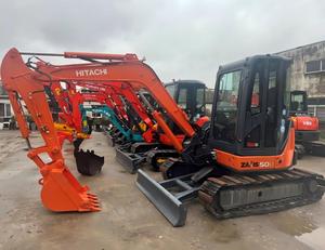 Mini-excavatrice sur chenilles Hitachi ZX50 d'occasion, composants principaux d'origine, excavatrice hydraulique de construction pré-inspectée - Product Image 1