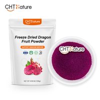 CHTNature colorant alimentaire lyophilisé poudre de fruit du dragon rouge 100 g/sac poudre de Pitaya lyophilisée