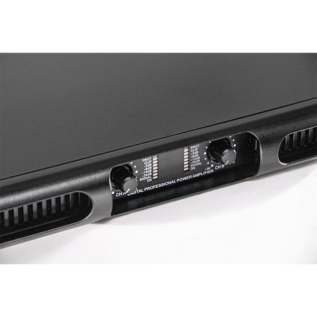 Professional 2400W 2 Channel Power Amplifier for 15 Inch Speaker 18 Inch Subwoofer