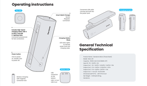 تقنية شحن ذكية عالية الكفاءة 30Wh وتصميم مدمج للحمل اليومي - Product Image 3