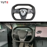Keluaran baru untuk Tesla Model Y Tesla Model 3 roda kemudi gaya truk siber roda kemudi kulit Nappa