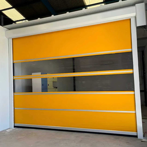 Porte rapide en PVC certifiée CE, porte industrielle à enroulement rapide - Product Image 6