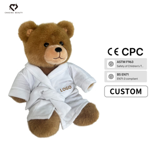 Peignoir style pyjama, masque pour les yeux, ours en peluche, compagnon de sommeil, cadeau d'anniversaire, ours en peluche - Product Image 6