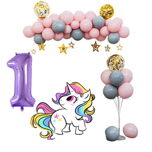 <span class=keywords><strong>Decorazioni</strong></span> per il Primo <span class=keywords><strong>Compleanno</strong></span> del Bambino, Set di Palloncini e Striscione Blu 'Buon <span class=keywords><strong>Compleanno</strong></span>', Accessori per Festa di Primo <span class=keywords><strong>Compleanno</strong></span> - Product Image 4