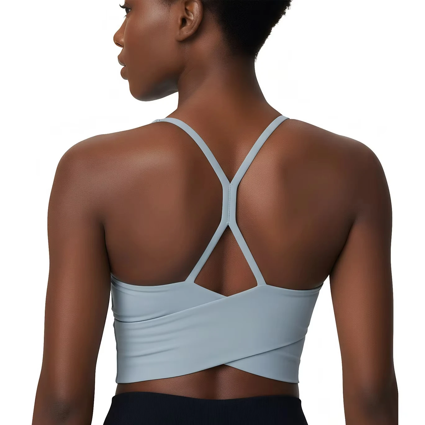 New Women's Workout Yoga Vest Y-Shaped Stretch Fitness Gym Top Quick-Drying Sports Wear for Gym Fitness Tank Top