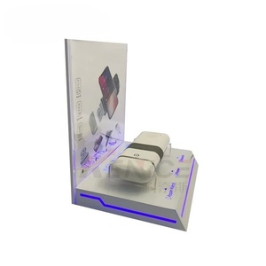 Exhibidor de Acrílico Blanco para Power Bank con Luz LED, Soporte en Forma de L de Perspex para Accesorios de Teléfono, Exhibidor para Tienda - Product Image 2