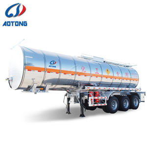 45000 Litres Réservoir de transport de carburant Semi-remorque Prix bon marché 2/3 Essieux Remorque de camion-citerne de mazout en acier d'occasion à vendre - Product Image 3