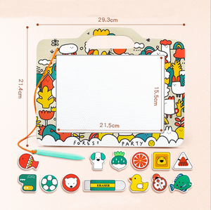 モンテッソーリロードトリップアクティビティ磁気Diy製図板おもちゃ - Product Image 2