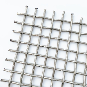 Tùy chỉnh 304 316 thép không gỉ <span class=keywords><strong>crimped</strong></span> dệt dây lưới cho khai thác mỏ - Product Image 2