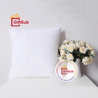 Taie d'oreiller en peluche courte unie par sublimation 40*40CM blanc 100 taies d'oreiller en polyester taies d'oreiller personnalisées pour la décoration intérieure