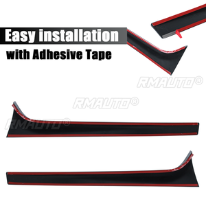 1 Pair Glossy Black Rear Window Side Spoiler Canard Canards Splitter for Skoda Octavia Estate 2014-2019 Car Accessories - Product Image 3