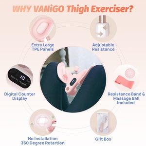 Dispositivo de Entrenamiento Muscular del Suelo Pélvico para la Recuperación Postparto, Ejercicios de Kegel - Abrazadera de Piernas e Inserción de Muslos, Aducción de Huesos Pélvicos - Product Image 2