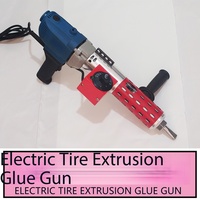 Extrudeuse semi-automatique de bandes de caoutchouc pour outils électriques, pistolet de réparation de pneus pour le rechapage et les travaux de réparation