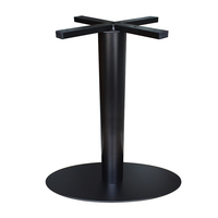 Base de piédestal de pied de table à manger en fer robuste moderne pour une utilisation intérieure/extérieure Applications hospitalières et hôtelières