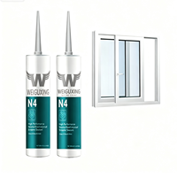 Mastic silicone neutre WGX toutes saisons transparent de haute qualité, adhésif monocomposant pour le travail du bois, du verre et du métal
