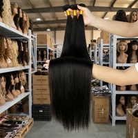 Extensions de cheveux humains bruts 100 % naturels, lisses, à double trame, pour femmes, 10-32 pouces, en lots – Meilleures ventes