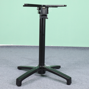 Popular Outdoor Furniture Cheap Price Bar Coffee <strong>Foldable</strong> Restaurant Garden Cast Aluminum Folding <strong>Tables</strong> Base <strong>Leg</strong> - Product Image 4