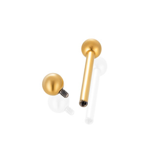 Clover G23 F136 Titanio 1.6*16 MM Filettatura Interna Barbell Industriale per <span class=keywords><strong>Piercing</strong></span> al Lingua <span class=keywords><strong>Gioielli</strong></span> per Body <span class=keywords><strong>Piercing</strong></span> - Product Image 2