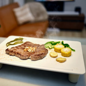 مقلاة كهربائية محمولة جديدة التصميم كبيرة السعة بدون دخان للاستخدام الداخلي في المطبخ، مقلاة كهربائية غير لاصقة - Product Image 1