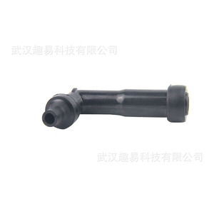 Universal Threaded Spark <b>Plug</b> <b>Rubber</b> High Voltage Cap 10mm 12mm Black 102 Degrees For Replace Repair - Product Image 3