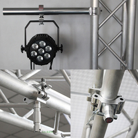 CJS5001E Tube48-51mm Charge 100kg Aluminium Système d'Éclairage Scénique et d'Affichage Accessoires de Treillis de Scène Raccord de Treillis à Crochet pour Tube