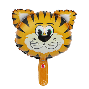 Mini Size Leuke Dier Hoofd Aluminiumfolie Ballon Aap Tijger Giraffe Leeuw Varken Hoofd Kinderen Verjaardag Ballon Groothandel - Product Image 3