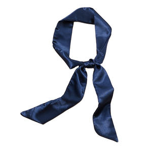 Grand châle en mousseline de soie polyester de couleur unie pour femmes musulmanes et uniforme d'hôtesse de l'air - Product Image 1