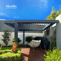 Catei — kit de Pergola à lame en aluminium, pour maison et Patio, serrure intelligente, lames en aluminium